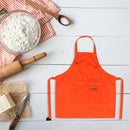 Adjustable Cafe Shop Apron Kitchen Painting Pocket Solid Color Home Cook Apron