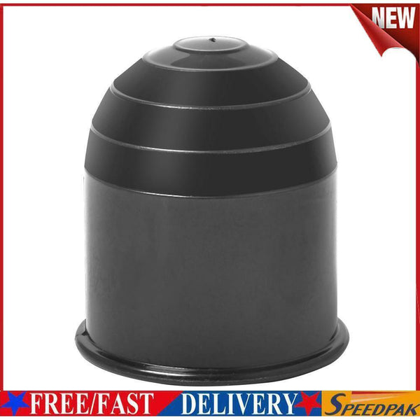 50mm Auto Tow Bar Ball Cover Cap Hitch Caravan Trailer Universal (Black) #F