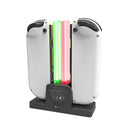 2 in 1 Game Controller Fast Charging Dock for NS OLED Charger Stand (Black)