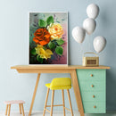 5D Full Round Drill Diamond Painting DIY Flower Kits Picture Rhinestones Craf