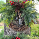Wall Hanging Christmas Wreath Xmas Party Door Home Tree Garland OrnamentDecor~