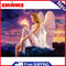 Peace Angel 5D DIY Full Round Drill Diamond Painting Rhinestones Mosaic Crafts