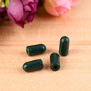 50pcs Green Rubber Buffer Beads Knot Protector for Carp Fishing Hair Rig Newly