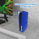 Silicone Dustproof Protective Housing Cover for PS5 (Optical Drive Blue) Newly