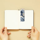 14CT Wave Counted Bookmark Cross Stitch Set Double Side Embroidery Tassel