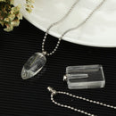 Perfume Jar Pendant Wishing Bottle Pendant Crystal Vial Necklace Lucky Charm
