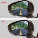 2x Car Side Mirror Films Rearview Mirror Anti Dazzle Waterproof Films 150x100mm