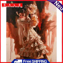 Oil Paint By Numbers Dancing Girl Frameless Picture Craft Living Room Decoration