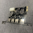 PCI-E to USB 3.0 HUB 4 Ports USB PCI-E Express Expansion Card Adapter for PC