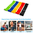 5pcs Resistance Bands Training Gym Exercise Strength Pilates Expander Pull Rope