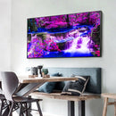 5D DIY Full Round Drill Diamond Painting Kit Waterfall Scenery Drawing Orname