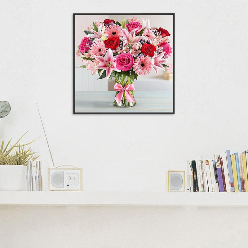 5D DIY Full Drill Diamond Painting Cross Stitch Embroidery Kit (Vase-k502) Newly