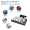 Macro Bluetooth-compatible Keyboard Programmable Mechanical Keypad (White)