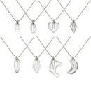 Wishing Bottle Pendant Perfume Jar Pendant Crystal Vial Necklace Lucky Charm