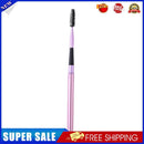 Foldable Makeup Eyelash Eyebrow Mascara Comb Pen Brush Applicator (Purple)