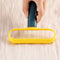 Portable Lint Remover Pet Hair Dust Brush Home Clothes Shaver (Yellow Blue)