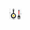 Drop Oil Dangle Korean Asymmetric Enamel Fried Egg Earrings Ear Stud Elegant
