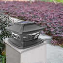 Solar Fence Light Column Head Light Wall Landscape Lamp (White Light) Newly