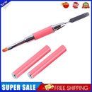 Double-Ended Nail Pen Poly Nail Gel Brush Stainless Steel (Watermelon Red)