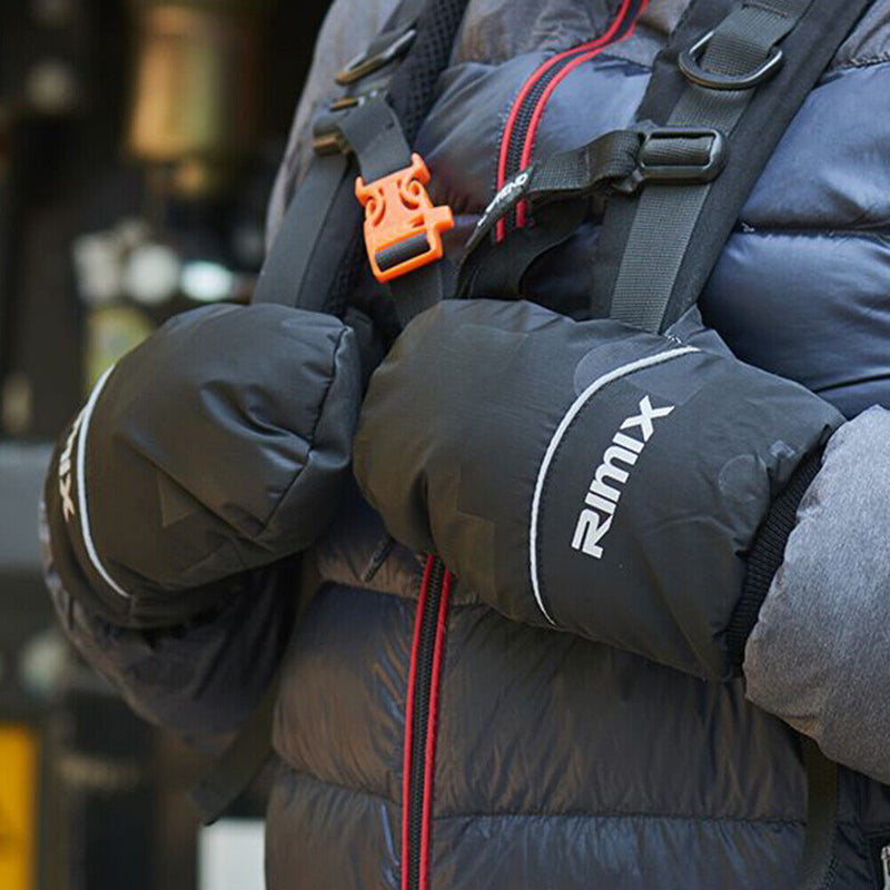 1 Pair Unisex Outdoor Winter Snowboarding Down Gloves Snow Skiing Mittens Newly