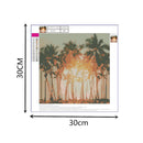 5D DIY Diamond Painting Sunshine Forest Cross Stitch Embroidery Rhinestones Meuse