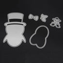 Penguin Punches Stencil DIY Scrapbook Embossing Card Paper Craft