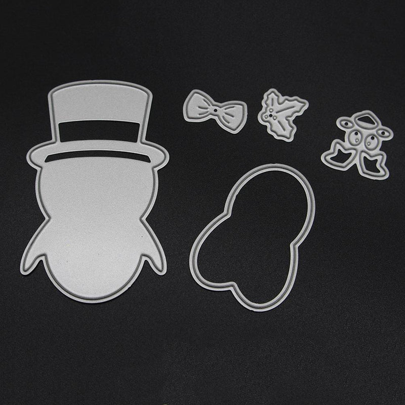 Penguin Punches Stencil DIY Scrapbook Embossing Card Paper Craft