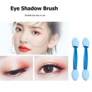 50pcs Eye Shadow Brush Double Sided Beauty Women Makeup Brushes (Blue)