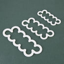 3X Fondant Cake Cookie Decorating  Cutter Rose Flower Mold Cake Tool