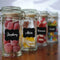 40x Kitchen Accessories Blackboard Stickers Labels Rewritables White With K9I8