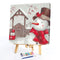 Oil Paint By Numbers Snowman Frameless Picture Craft Kit for Home Living Room