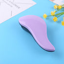 Hair Comb Detangle Hairbrush Massage Brush Curly Style Tool (Light Purple)