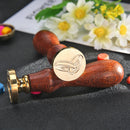 Retro Wedding Patterns Wax Seal Stamp for Stamping Envelope Gift Cards (21)