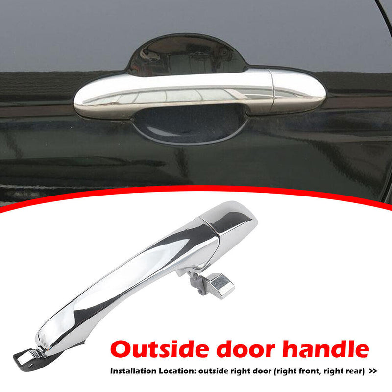 Right Side Exterior Door Handle Replacement Chrome for CHRYSLER 300 05-10 Newly