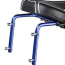 Bicycle Water Bottle Holder Saddle Rack Double Bottle Cage Adapters (Blue) Newly