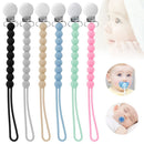 Stainless Steel Teether Nipple Holder Pacifier Clip Teething Chain Baby