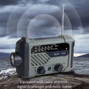 Portable Solar Hand Crank Radio AM FM Emergency Reading Lamp Flashlight Newly