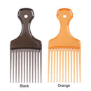 Hair Fork Comb Hairdressing Curly Insert Brush Hair Styling Tool (Black)