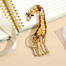 Gift Suit Accessories Women Jewelry Enamel Animal Brooch Pin Giraffe Brooch