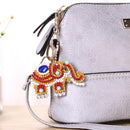 5pcs DIY Full Drill Special Shaped Diamond Painting Elephant Keychain Penda