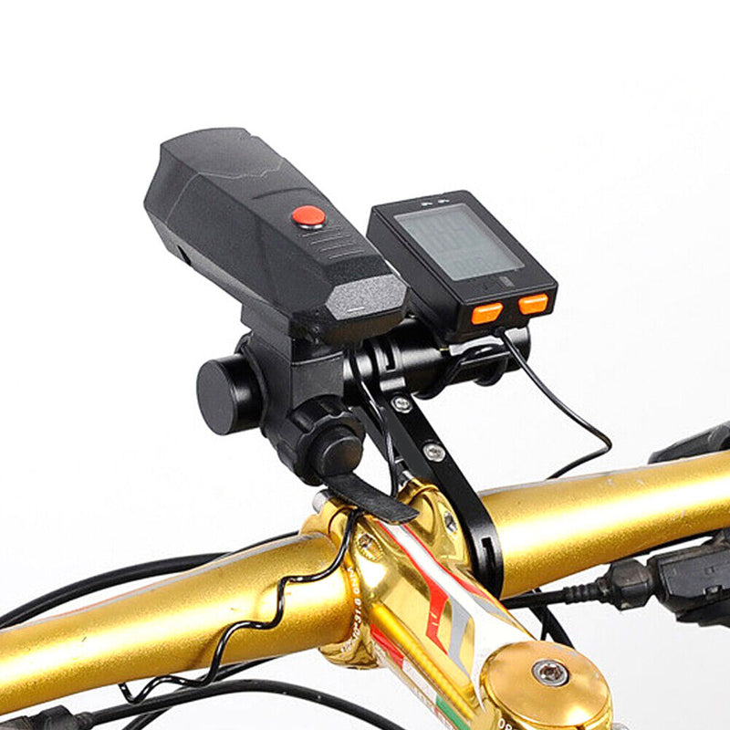 Bike Handlebar Extender Aluminum Alloy Bracket Clamp for Bicycle Light Hold