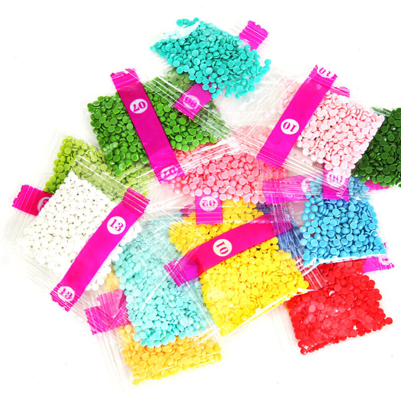 5D DIY Diamond Painting Kits Full Round Drill Yak In Flowers Mosaic Wall Pi