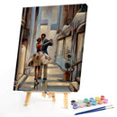 DIY Canvas Paint By Numbers Set Oil Hand Painted Dancer Drawing Kit Home Craft