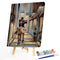 DIY Canvas Paint By Numbers Set Oil Hand Painted Dancer Drawing Kit Home Craft