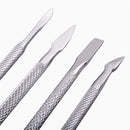 Manicure Dead Skin Remover Cuticle Pusher Triangle Rod Nail Polish Clean Stick