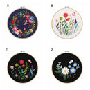 DIY Embroidery Starter Kit Cross Stitch Suit Needle Thread Kit Handmade Crafts