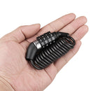 Bicycle Helmet Backpack Lock 4 Digit Combination Steel Wire Cable Lock for MTB