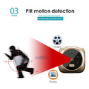 D1 LCD Digital Eye Doorbell Electronic Peephole Home Visible Door Camera Viewer