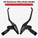 MEROCA 2x Bicycle Brake Lever Folding MTB Bike Brake Handle Cycling (Black)