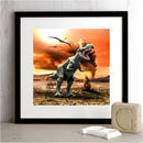 aediea 5D DIY Full Drill Diamond Painting Dinosaur Cross Stitch Embroidery Mosaic